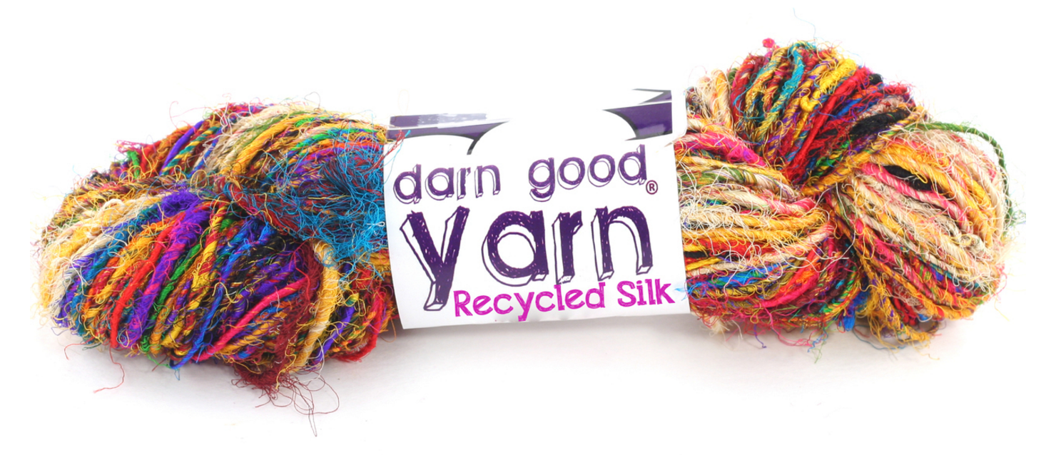 Everything You Need To Know: Sari Silk Ribbon Yarn – Darn Good Yarn